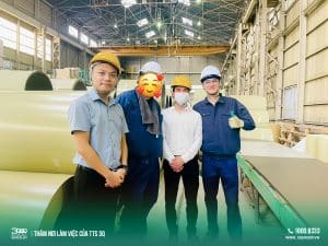 Tam Quy社と一緒に、日本で金属加工の実習生が働いている場所を訪れましょう 1